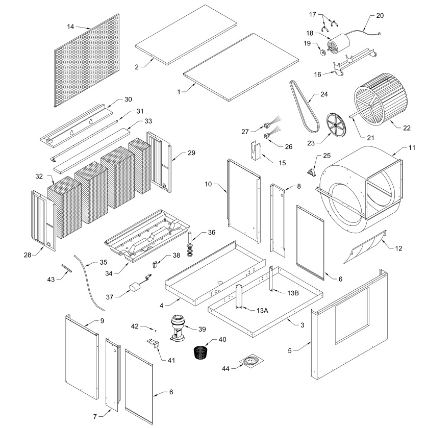 Champion Mastercool ASA71 Parts Breakdown